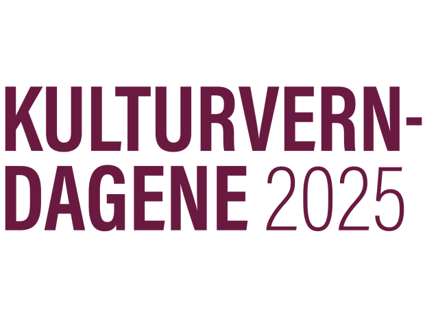 Kulturverndagene logo RGB aubergine 2025