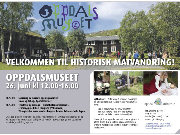 Oppdals museet matvandring web